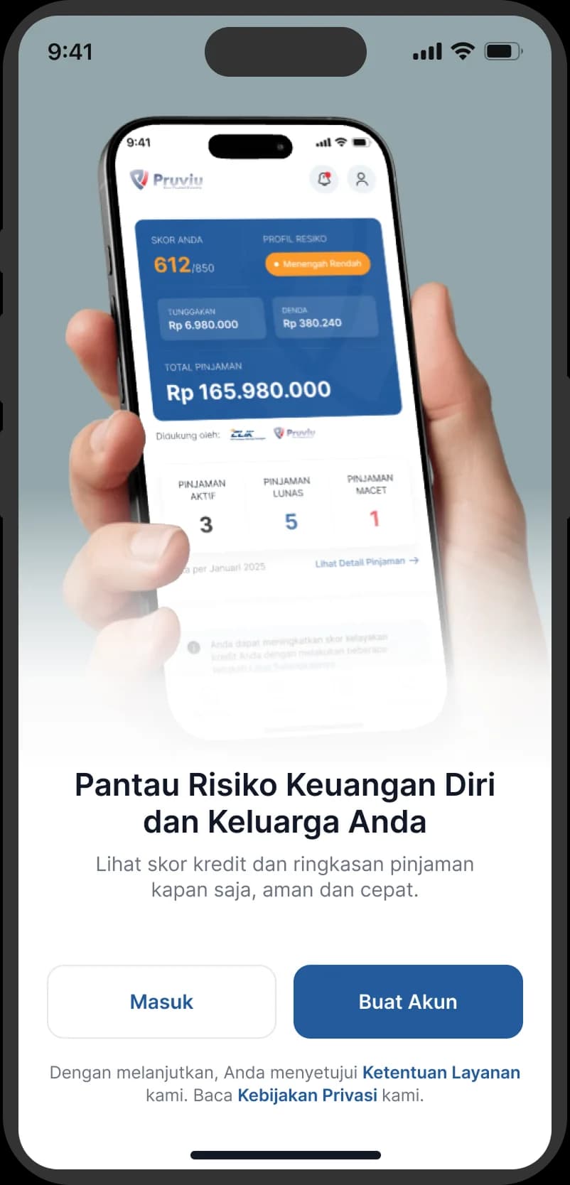 Pruviu Mobile Onboarding