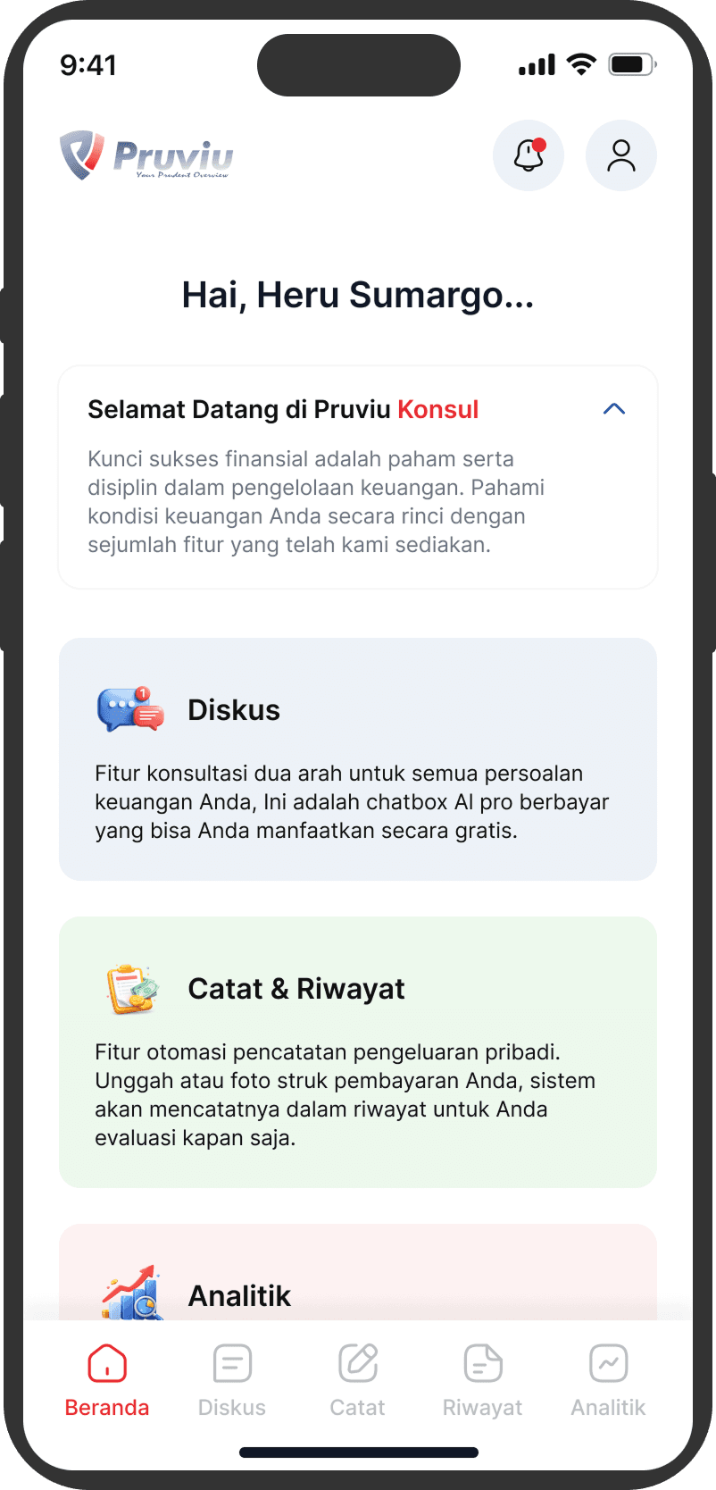 Pruviu Mobile Konsultasi